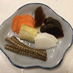 鰻はし本 - 骨せんべいとお新香