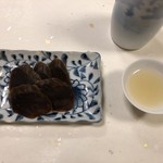 鰻はし本 - 寺田本家の奈良漬けと山陰東郷 生もと純米 にごり酒