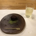 鰻はし本 - 一保堂の冷茶と栗の渋皮煮