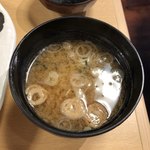 Sushi Izakaya Shibuya - ランチの味噌汁
