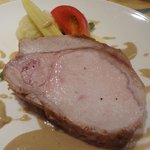 Kyasukuruto - 豚ロース肉のロティ、キノコのクリームソース
