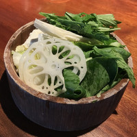 しゃぶしゃぶKINTAN 表参道店 - お代わりの野菜