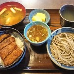 Takaseya - カツ丼セット（ソースカツ丼）