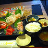 北の味紀行と地酒 北海道 - 料理写真:ランチのお刺身定食（ご飯・味噌汁お代わり自由、ドリンクバー付き）