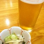 ちえ蔵 - 生ビール \500