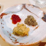 鮨 はしもと - 2018.8.  肴3種