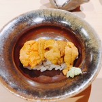 鮨 はしもと - 2018.8.  海胆3種盛り