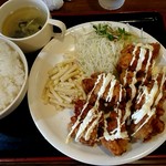音吉やきとり - ワイルド唐揚げ定食