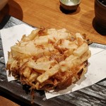 黑船 SOBABURI - 山芋と桜エビのかき揚げ