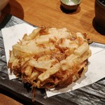 山芋と桜エビのかき揚げ