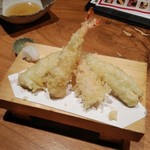 黑船 SOBABURI - 海鮮天ぷら三種盛り