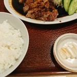 豚捨 - トンテキ定食