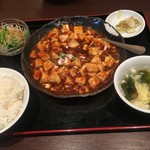 天外天刀削麺 - (料理)麻婆豆腐定食