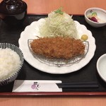 花むら - ロースかつ定食  820円