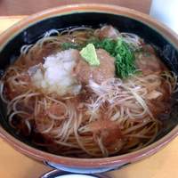 とんかつ & 焼鳥 An - 梅おろし冷かけそば 980円