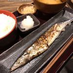 越後屋　宇右衛門 - 新さんま塩焼き定食ご飯大盛 1015円
