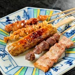 Assorted Yakitori (grilled chicken skewers)