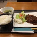 みぃ珈琲 - H.30.9.26.昼 ハンバーグ定食 750円税込