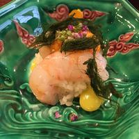 寿こう - ボタン海老の飯蒸し