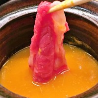 肉和食 月火水木金土日 - 雲丹のスープでしゃぶしゃぶ