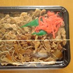 まるか弁当 - 牛弁当（肉大盛）