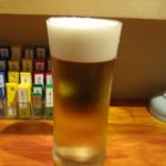 鮨屋とんぼ - 生ビール
