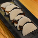 居酒屋まぬけ - 珍味サバのへしこ（７８０円＋税）２０１８年９月