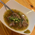 居酒屋まぬけ - 茹でタン（５８０円＋税）２０１８年９月