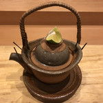 天ぷら たけうち - 松茸と鱧の土瓶蒸し