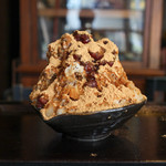 柴ふく - 料理写真:2018年10月再訪：黒柴金時ミルク☆