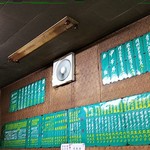 珍来 - 店内壁のメニュー