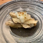 柚木元 - のど黒と松茸、おろしと梨