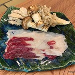 柚木元 - 天然舞茸と松茸、熊