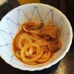 ぶに家 盛たに - 小皿にとりわけるとこんな感じ2018.10.03)