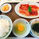食道園 - 半冷麺付カルビランチ