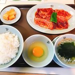 食道園 - 半冷麺付カルビランチ