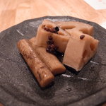 まごわやさしい - 夏蓮根とごぼうの冷製似花山椒風味