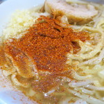 ラーメン二郎 - 一味投下～♪