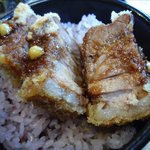 風遊斎 - ガチマヤ定食の角煮ミニカツ飯