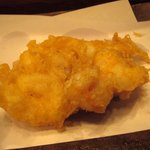 てんぷら天朝 - 小海老のかき揚げ　昼の竹コース