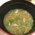 鮨 水月 - 味噌汁