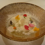 アキュイール - 色々な葡萄とデラウェアのジュレ