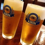 お食事処 カモ井寿司 - 朝から生ビール