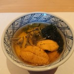 江戸前鮨 二鶴 - 冷製茶碗蒸し
