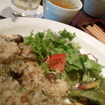 マノ ア マノ - きのこピラフ