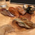 寿司処 たくみ - あかにし貝、生サーモン、炙りサーモン、あじ、煮穴子