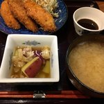 Uosai Naori - 小鉢もお味噌汁も優しい感じ