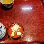 お盆にはそばつゆ薬味