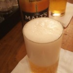 ねぎし - 瓶ビール。
