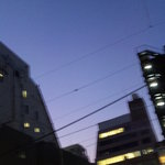 吾妻家 - 青空席からの夜空